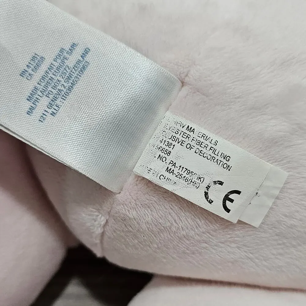 Ralph Lauren Pink Bear with Scarf Tie Plush Soft Baby Girl Pastel Infant